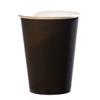 Стакан бумажный 250мл Черный Д80 (50/1000) ЭП