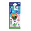Карандаши цветные двусторонние Berlingo "SuperSoft. Duo", 24цв., 12шт., трехгр., заточ., европодвес