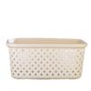 Корзина для хранения Plast Team Rattan 30л 514х330х234 мм молочный туман