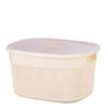 Корзина для хранения с крышкой OSLO 6л молочный туман