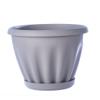 Горшок "Знатный" светло-серый с поддоном d110 0,45 л, Артикул М300СВС