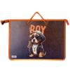 Папка с ручками А4 ArtSpace "Good Boy", пластик, на молнии, 40мм