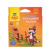 Мелки восковые Мульти-Пульти "Енот на острове Пасхи", 24цв., круглые, картон, европодвес