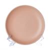 Тарелка плоская круглая d=17,5 см, цвет розовый матовый 