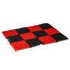 Коврик травка 35х47 см черно-красная