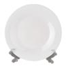 Тарелка плоская круглая d=20 см белье 6/48