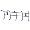 Вешалка для одежды 5 крючков из прутка,черный муар