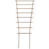 Поддержка для цветов, металл, Решетка, высота 50см, коричневый