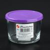 Банка малая БЕЙЗИК 220 мл с фиолетовой крышкой 42230SLBF