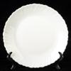 Тарелка стеклокерамика обеденная  10" d25 Белый В5 