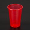 Стакан одноразовый 200мл , "Классик" 100 штук , красный 