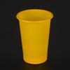Стакан одноразовый 200мл , "Классик" 100штук , желтый  