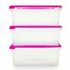 Набор прямоугольных контейнеров для заморозки Морозко, 1 л, 3 шт, артикул 4357036