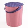 Ведро-стул 7л Solano розовый аметистТ238-1