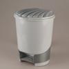 контейнер для мусора 10,0л с педалью Серый 1381