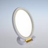 Зеркало настольное, 10,5*14см, 2-х стороннее, овал