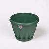 Горшок для цветов пластиковый  Знатный темно-зеленый 225 с под 3,9л М303ТЗ (шт.)