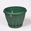 Горшок для цветов пластиковый  Знатный темно-зел 270 с под 6,7л М304ТЗ (шт.)